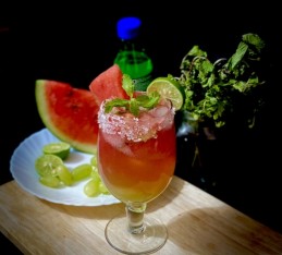 Watermelon Grapes Mocktail Recipe