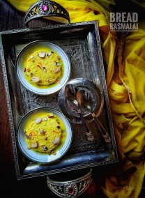 Instant Bread Rasmalai Recipe