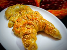 Braided Chicken Mushrooms Bread Recipe