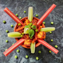 Lemon Tofu Tokri Recipe
