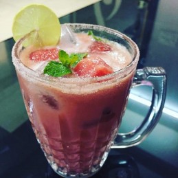 Watermelon Milk Punch Recipe