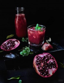 Watermelon Pomegranate Juice Recipe
