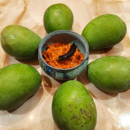 Raw Mango Hot and Sour Chutney Recipe