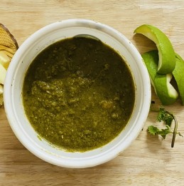Raw Mango Green chutney Recipe