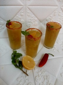 Mango,chilli with lime margarita (non-alchoholic) Recipe