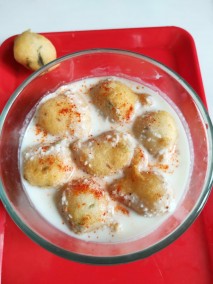 Dosa dumplings in curd Recipe