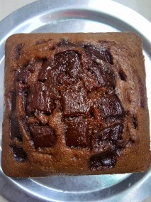 Steamed Wheat Flour Coffee Chocolate Chunks Cake Recipe
