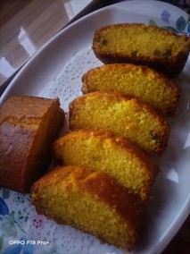 Homemade Eggless Britannia Style Slice Cake Recipe
