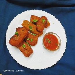 Poha Baars (pavbhaji flavoured) Recipe