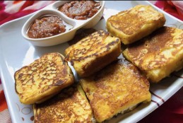 Sweet cake Pakoda Recipe