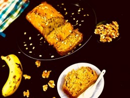 Walnut Banana Tea Cake Recipe