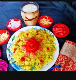 Corn Poha Recipe