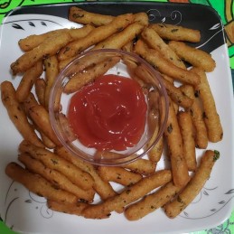 Poha patato fries Recipe