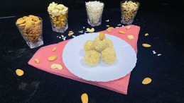 Poha Dry fruits laddu Recipe