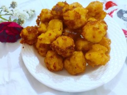 Cheesy Poha Ball Recipe