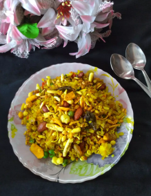 Kanda Poha Recipe