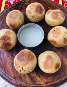 Healthy baati Recipe
