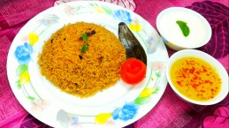 Brown rice Bhuga Chawal Recipe