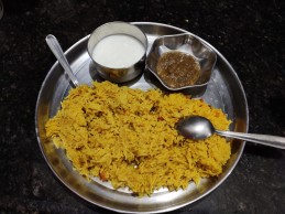 Brown rice tehri Recipe
