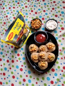 Maggi Masala-e-Magic Jowar Masala Mathri Bites. Recipe