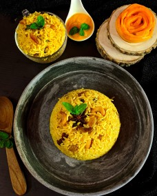 Brown rice Mango Pulao Recipe