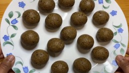 Rajgira/Amarnath Flour Laddu Without Sugar / Jaggery Recipe