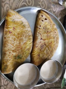 Jawar paneer paratha(perl millet paneer paratha)