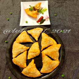 Jowar cauliflower peas samosa Recipe
