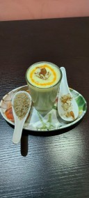 Brown rice kesar firni Recipe