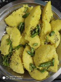 Suji besan dhokala Recipe