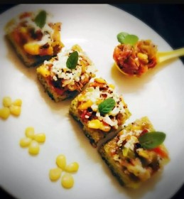 Instant Dhokla Pizza Recipe