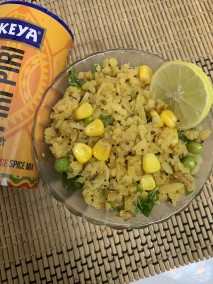 Peri peri poha Recipe