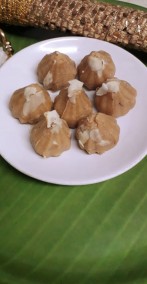 Sattu and tender coconut modak Recipe
