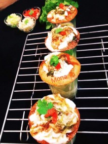 Buckwheat flour papadi chaat Recipe