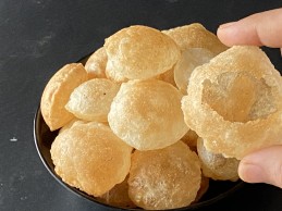 Suji kae Pani Puri ka Puri /Crispy Semolina Puri Recipe