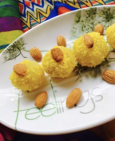Coconut Suji Laddu