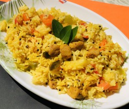 Veg Soya Pulao Recipe
