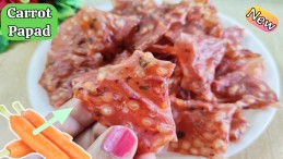 Delicious Carrot Tomato Papad Recipe