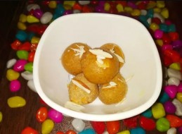 Whole Wheat flour almonds ladoo Recipe