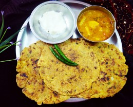 Foxtail millet potato parantha (roti) Recipe