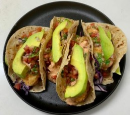 Fish & vegetables taco Recipe