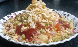 spicy poha chaat Recipe