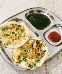 Oats uttapam recipe