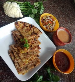 Wheat flour sprout parantha Recipe