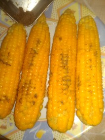 Steamed Sweet Corn Recipe Flavored with Chaat Masala Recipe