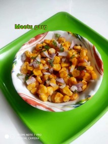 Crispy Sweetcorn Chaat Recipe