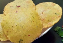 Makka aloo masala poori Recipe