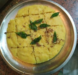 Maize flour Dhokla Recipe