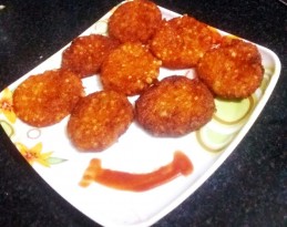 Delicious tikki made with sago and potato Recipe