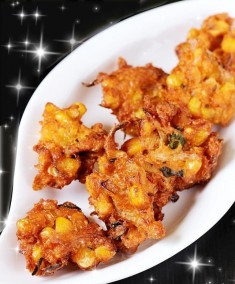 Onion corn pakoda Recipe